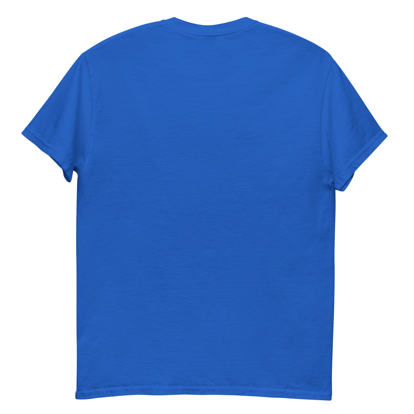 Men's classic T Shirt | Blue and White