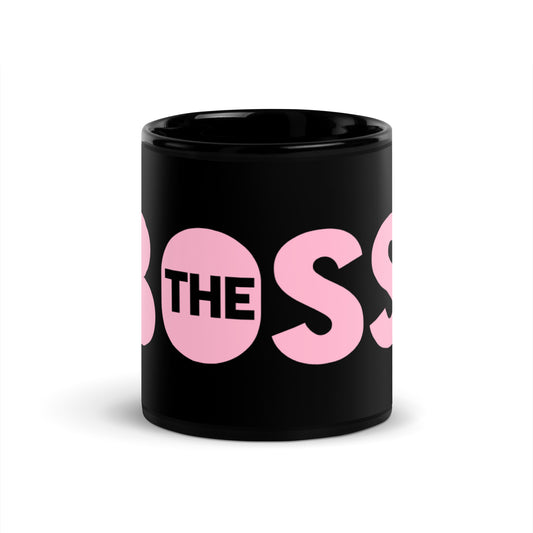 The Boss Mug | Black and Pink