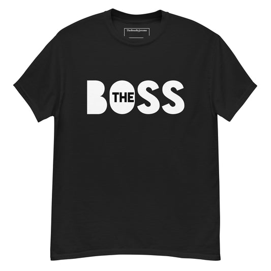 The Boss Classic T Shirt | Black and White